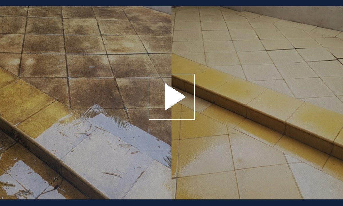 Kunstharzfuge auf Pflasterfläche in Bremen